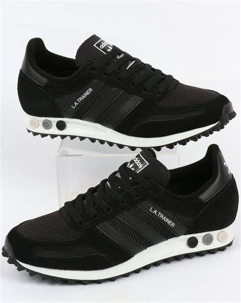 adidas originals la trainer black|adidas la trainers.